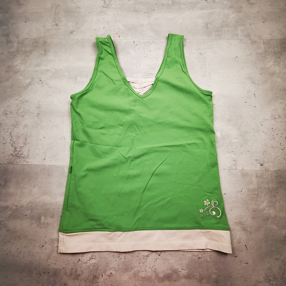 Green Sleeveless Women's Top